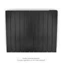 Fassane Premium EL H, commande RF,Black Quartz 0550, 1000W H700 mm / L831 mm