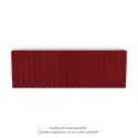 Fassane Premium EL H, commande RF,Ruby Red 3003, 1250W H500 mm / L1497 mm