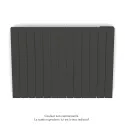 Fassane Premium EL H, commande RF,Umbra Grey 7222, 1250W H700 mm / L979 mm