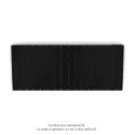 Fassane Premium EL H, commande RF,Jet Black 9005, 1000W H500 mm / L1201 mm