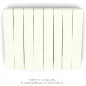 Fassane Premium EL H, commande RF,Pure White 9010, 500W H500 mm / L609 mm
