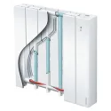 Radiateur digital détection NARIA-NKF15 horizontal 750W blanc