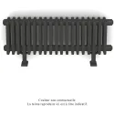 Vuelta EL plinthe, commande RF, Umbra Grey, 1000W, H330 mm / L962 mm