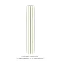 Fassane Premium EL V, commande RF, couleur Cream, 1000 W, H 2217 mm / L 296 mm