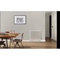 Vuelta EL horizontal, commande RF, Blanc RAL 9016, 750W, H 623 mm / L 594 mm