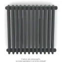 Vuelta EL horizontal, sans régul., Black Matt, 750W, H 600 mm / L 604 mm