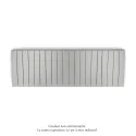 Fassane Premium EL H, commande RF,White Aluminium 9006, 1250W H500mm / L1497mm