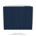 Fassane Premium EL H, commande RF,Sapphire Blue 5203, 500W H500 mm / L609 mm