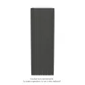 Fassane Premium EL V, commande RF, couleur Umbra Grey, 2000W, H2017mm / L740mm