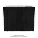 Fassane Premium EL H, commande RF,Jet Black 9005, 500W H500 mm / L609 mm