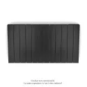 Fassane Premium EL H, commande RF,Black Quartz 0550, 750W H500 mm / L905 mm