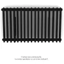 Vuelta EL horizontal, commande RF, Jet Black, 1500W, H 623 mm / L 1008 mm
