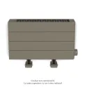 Fassane Premium EL plinthe, sans régul, Concrete Grey mat ,500W, H296mm/L525mm