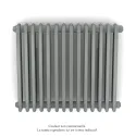 Vuelta EL horizontal, commande RF, Titane, 1000W, H 623 mm / L 732 mm