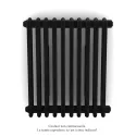 Vuelta EL horizontal, sans régul., Jet Black, 500W, H 600 mm / L 512 mm