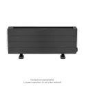 Fassane Premium EL plinthe, sans régul, Anthracite Grey 7016,750W, H296mm/L825mm