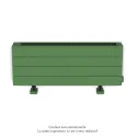 Fassane Premium EL plinthe, sans régul, Reseda green mat ,750W, H296mm/L825mm