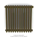 Vuelta EL horizontal, sans régul., Bronze, 750W, H 600 mm / L 604 mm
