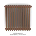 Vuelta EL horizontal, sans régul., Terracotta, 750W, H 600 mm / L 604 mm