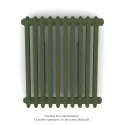 Vuelta EL horizontal, sans régul., Olive Green, 500W, H 600 mm / L 512 mm