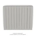 Fassane Premium EL H, commande RF,Telegrey 4 7247, 1000W H700 mm / L831 mm