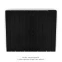 Fassane Premium EL H, commande RF,Jet Black 9005, 1000W H700 mm / L831 mm