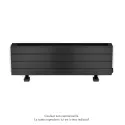 Fassane Premium EL plinthe, sans régul, Black Quartz 0550, 1000W, H296mm/L1025mm