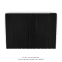 Fassane Premium EL H, commande RF,Jet Black 9005, 1250W H700 mm / L979 mm
