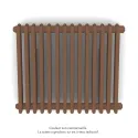 Vuelta EL horizontal, sans régul., Terracotta, 1000W, H 600 mm / L 742 mm