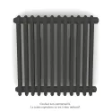 Vuelta EL horizontal, sans régul., Umbra Grey, 750W, H 600 mm / L 604 mm