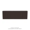 Fassane Premium EL H, commande RF,Dark Brown 0270, 1250W H500 mm / L1497 mm
