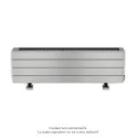 Fassane Premium EL plinthe, sans régul, White Aluminium ,1000W, H296mm/L1025mm