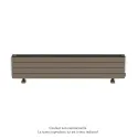 Fassane Premium EL plinthe, sans régul, Pearl Beige mat, 1500W, H296mm/L1525mm