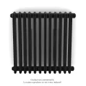 Vuelta EL horizontal, sans régul., Traffic Black, 750W, H 600 mm / L 604 mm