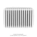 Vuelta EL horizontal, sans régul., White Matt, 1250W, H 600 mm / L 880 mm