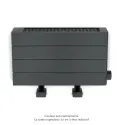 Fassane Premium EL plinthe, sans régul, Black Matt 0557, 500W, H296mm / L525mm
