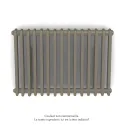 Vuelta EL horizontal, sans régul., Concrete Grey, 1250W, H 600 mm / L 880 mm