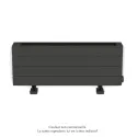 Fassane Premium EL plinthe, sans régul, Umbra Grey mat 7222, 750W, H296mm/L825mm