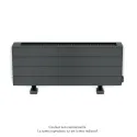 Fassane Premium EL plinthe, sans régul, Black Matt 0557, 750W, H296mm / L825mm