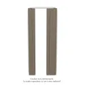 Fassane Premium EL miroir cde RF Pearl Beige 1235, 1000W, H1817mm / L740mm