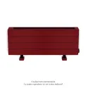 Fassane Premium EL plinthe, sans régul, Ruby Red 3003, 750W, H296mm / L825mm