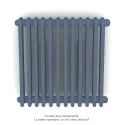 Vuelta EL horizontal, sans régul., Pigeon Blue, 750W, H 600 mm / L 604 mm