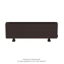Fassane Premium EL plinthe, sans régul, Dark Brown mat ,1000W, H296mm/L1025mm
