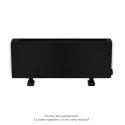 Fassane Premium EL plinthe, sans régul, Jet Black 9005, 750W, H296mm / L825mm