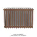 Vuelta EL horizontal, sans régul., Terracotta, 1250W, H 600 mm / L 880 mm