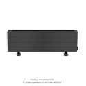 Fassane Premium EL plinthe, sans régul, Anthracite Grey ,1000W, H296mm/L1025mm