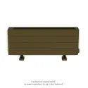 Fassane Premium EL plinthe, sans régul, Bronze mat 0276, 750W, H296mm / L825mm