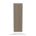 Fassane Premium EL V, commande RF, couleur Beige Grey, 2000W, H2217mm / L666mm