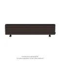 Fassane Premium EL plinthe, sans régul, Dark Brown mat ,1500W, H296mm/L1525mm
