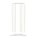Fassane Premium EL miroir cde RF Pure White 9010, 1000W, H1817mm / L740mm